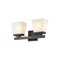 Z-Lite Astor 2 Light Vanity, Matte Black & Etched Opal 1937-2V-MB - alternate 4